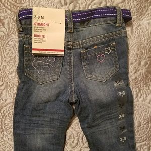 3-6 mo girls jeans
